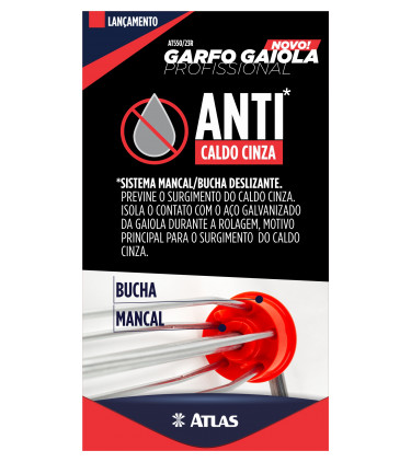 GARFO GAIOLA 5 ARAMES PARA PINTURA 23CM