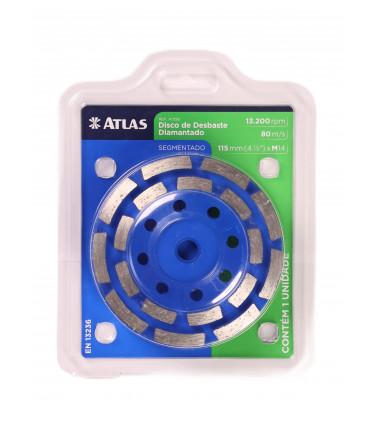 DISCO DIAMANT DESBASTE 115MM SEGMENTADO