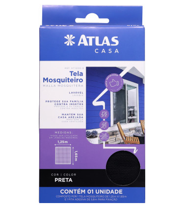 TELA MOSQUITEIRO 1,25X1,65M POLIESTER BR