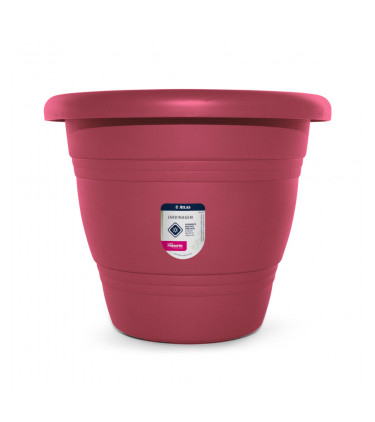 VASO REDONDO JARDIM 28CM PLASTICO OC