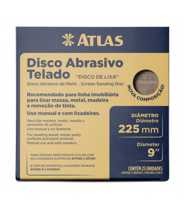 DISCO DE LIJA TELADO 225 80
