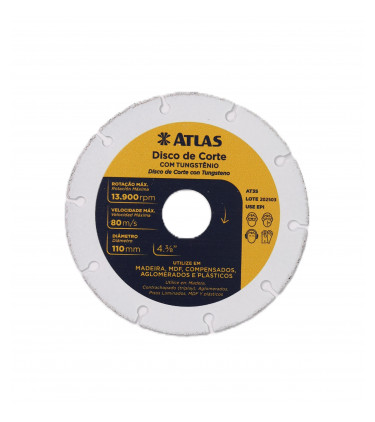 DISCO DE CORTE TUNGSTENIO SEGMENT 110MM