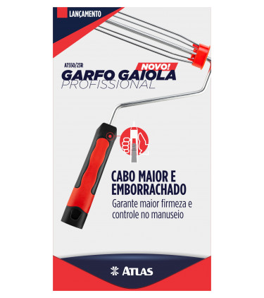 GARFO GAIOLA 5 ARAMES PARA PINTURA 23CM